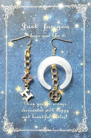 #572☆1点限定☆大人高見え☆3連チェーンHアシメ