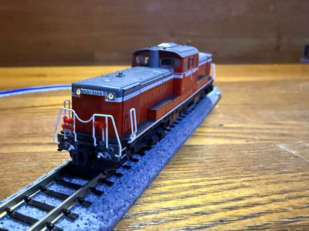 【加工】KATO 7008-3 DD51後期 暖地形 テールライト,JR仕様