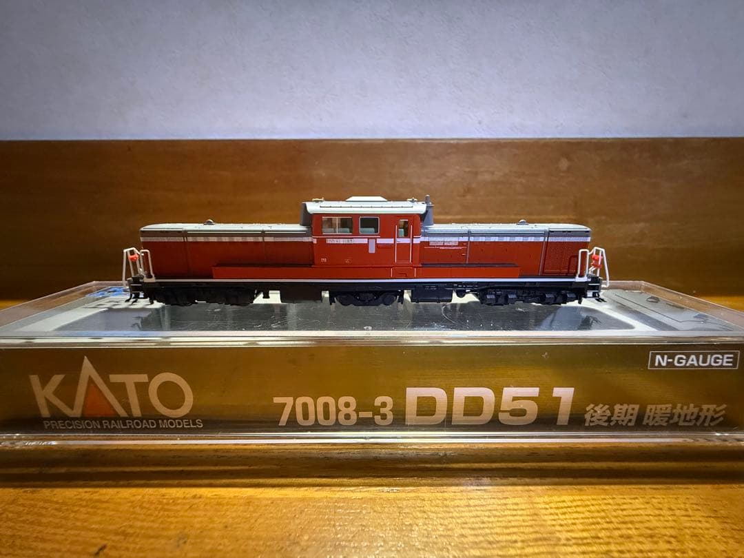 【加工】KATO 7008-3 DD51後期 暖地形 テールライト,JR仕様