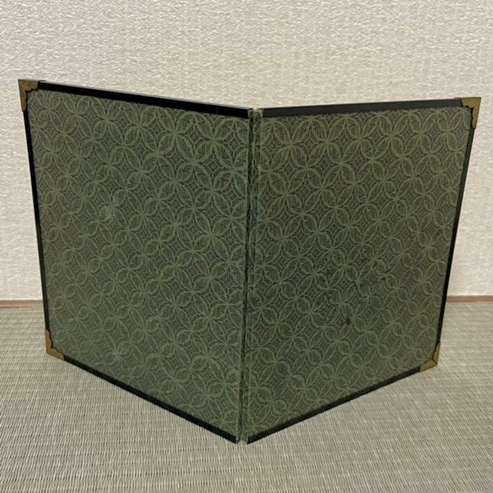 【希少】鶴の親子 金色屏風 びょうぶ