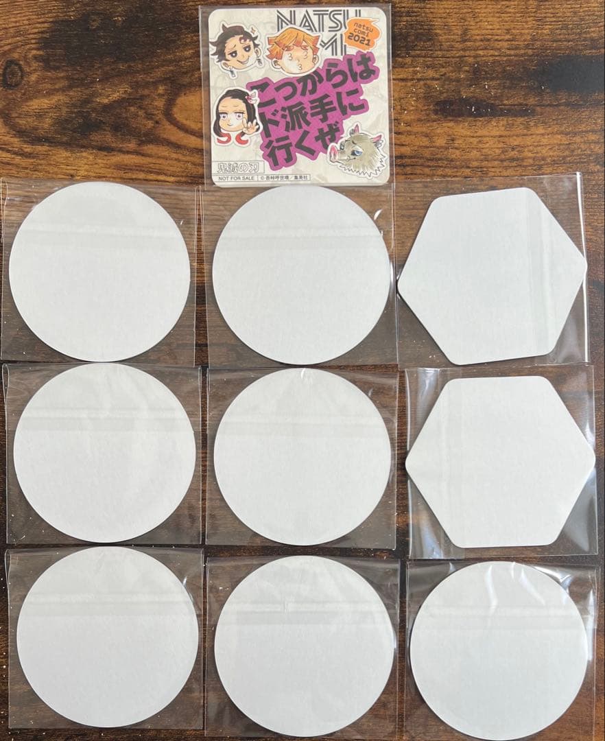 鬼滅の刃 遊郭編 ufotable cafe カフェ コースター