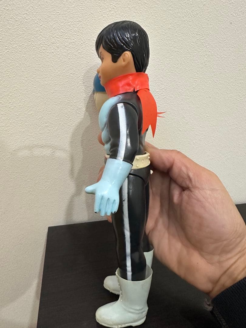 仮面ライダー　水色マスク　ポリブーツ　二号？