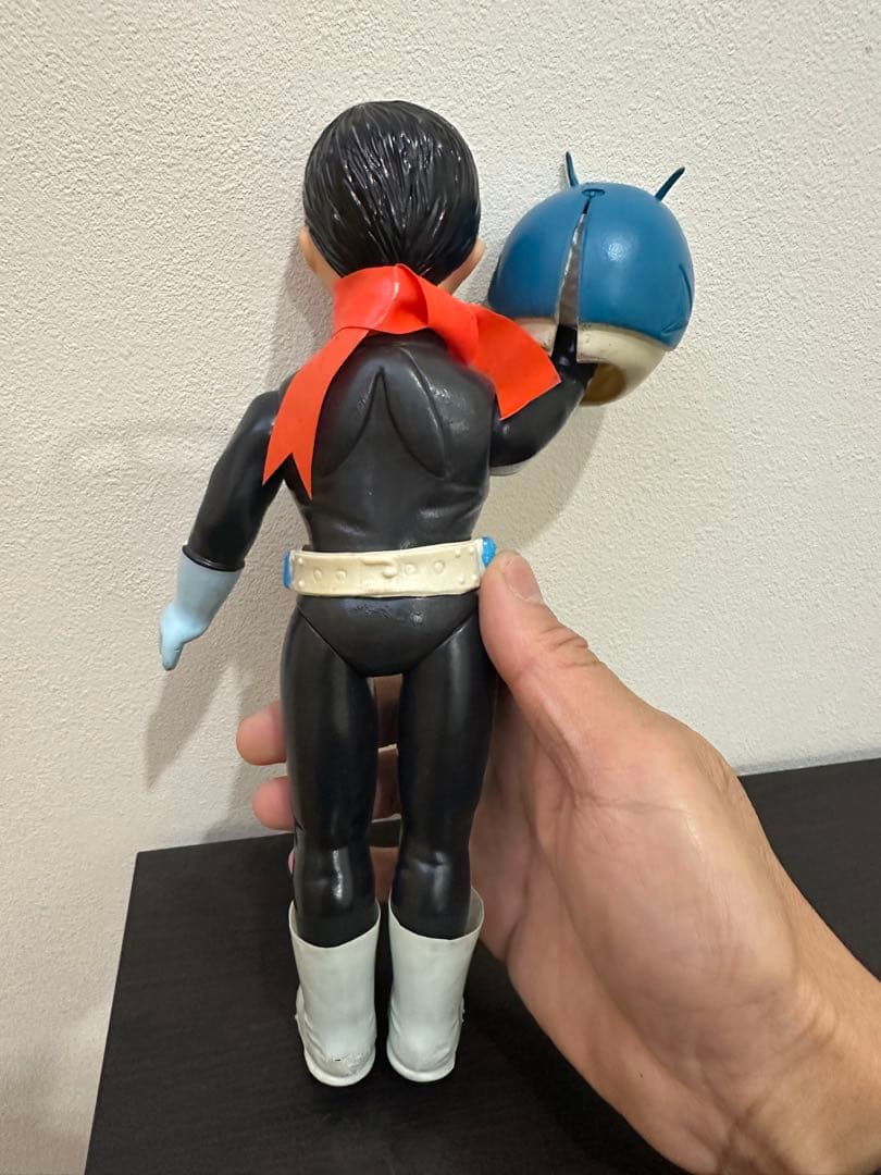 仮面ライダー　水色マスク　ポリブーツ　二号？