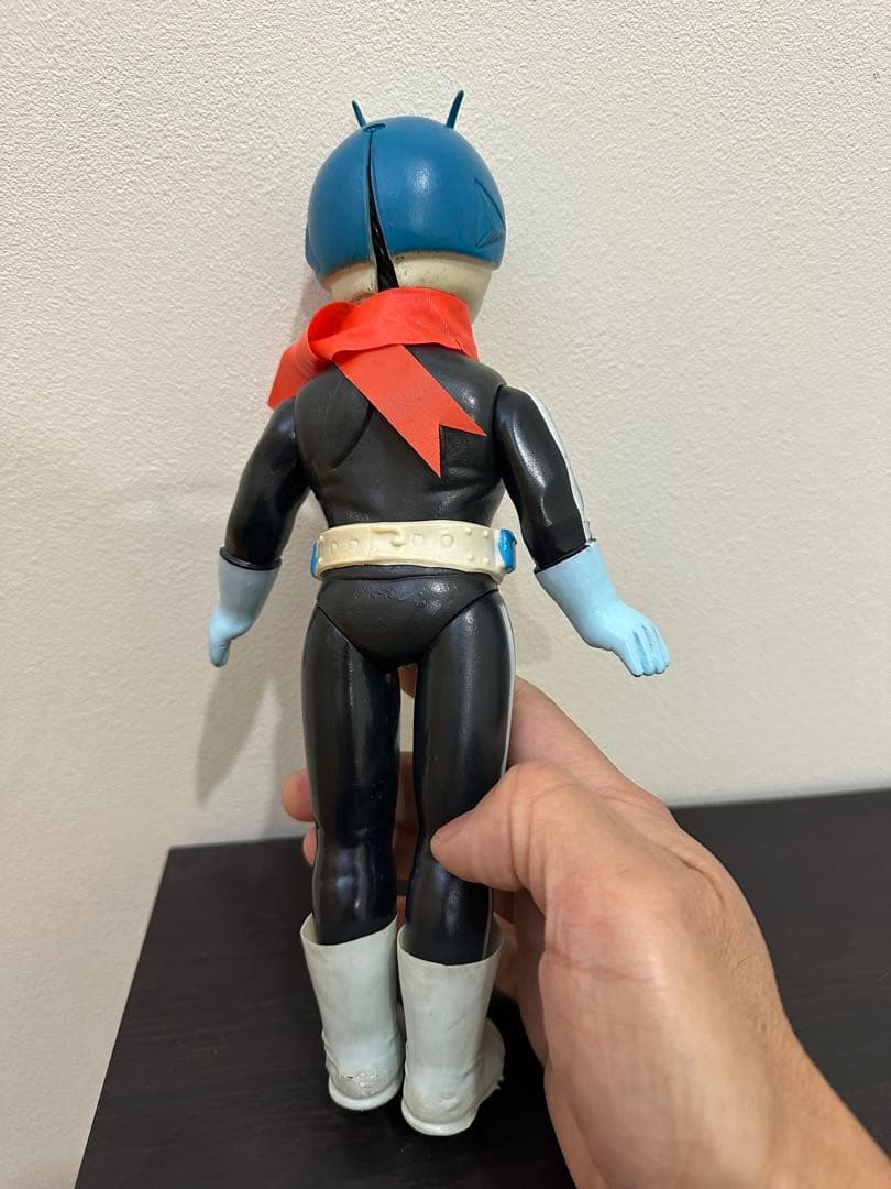 仮面ライダー　水色マスク　ポリブーツ　二号？