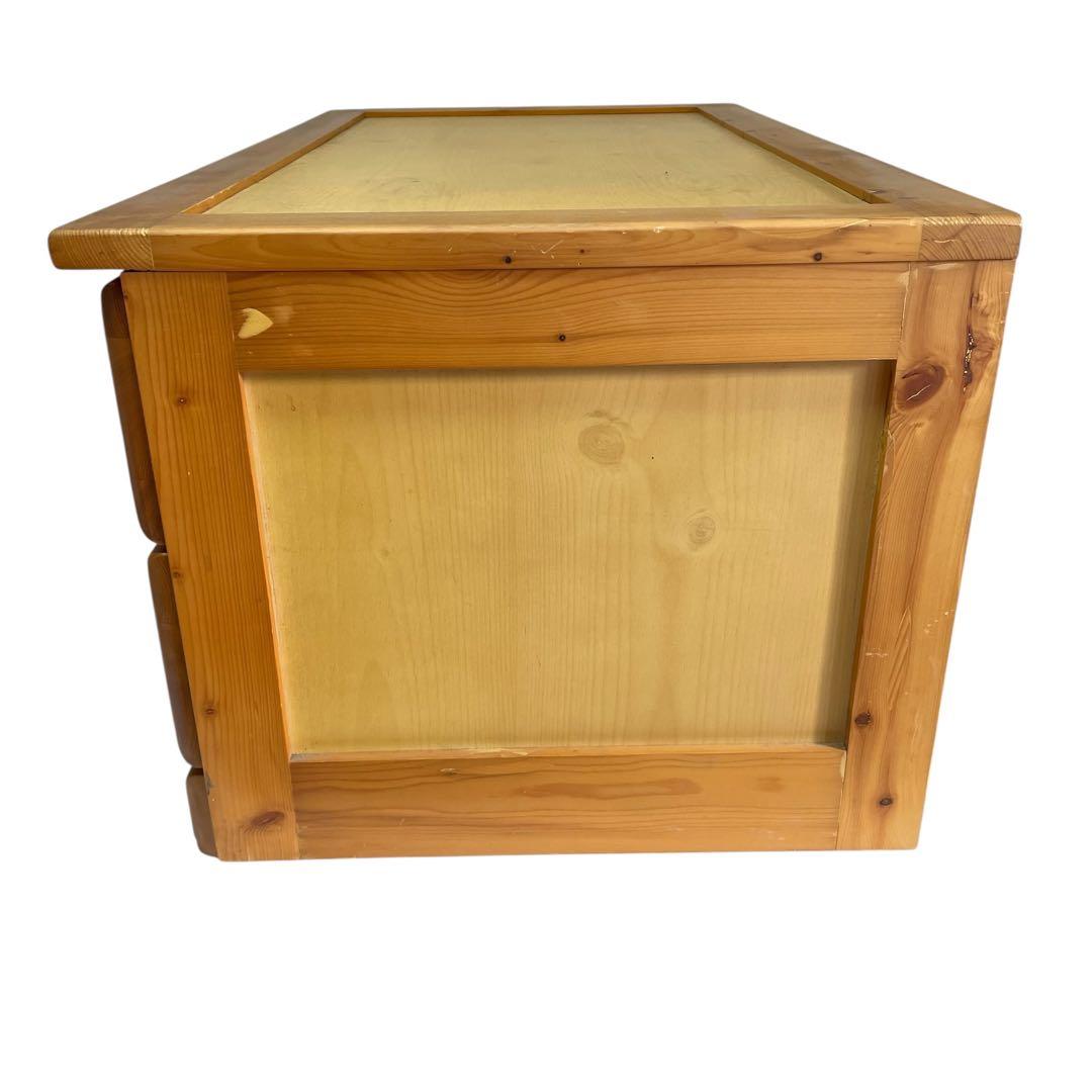 カントリー　チェスト　パイン材　無垢材　ビンテージ　リビングチェスト