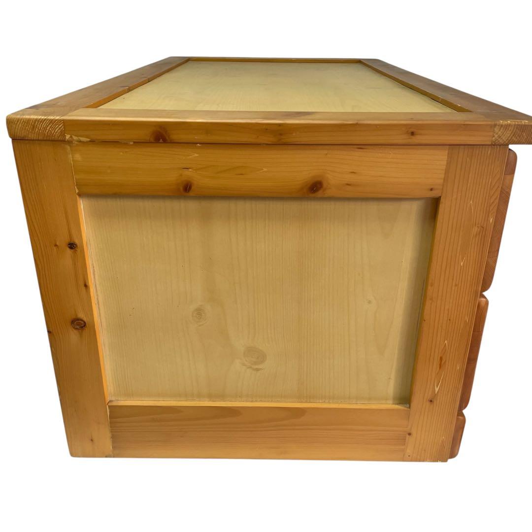 カントリー　チェスト　パイン材　無垢材　ビンテージ　リビングチェスト