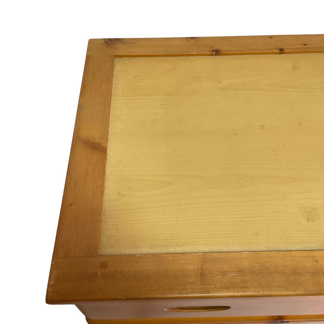 カントリー　チェスト　パイン材　無垢材　ビンテージ　リビングチェスト