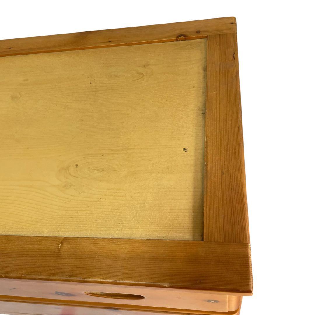 カントリー　チェスト　パイン材　無垢材　ビンテージ　リビングチェスト