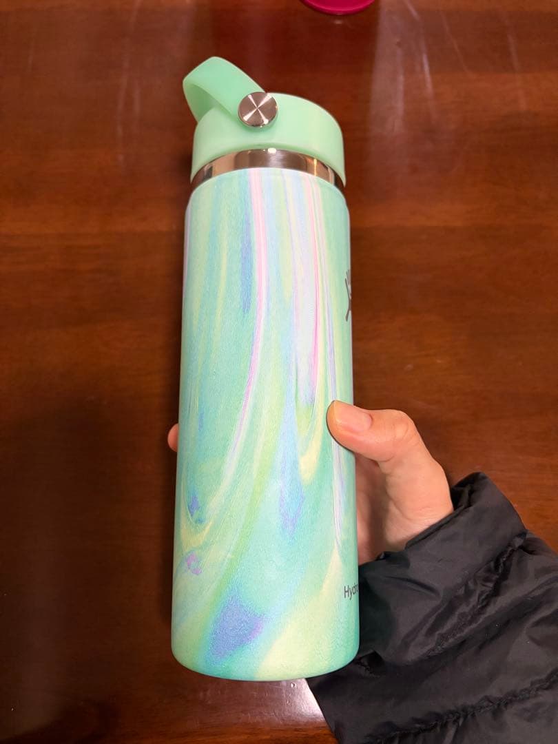 新品ハイドロフラスク　20ozワイドマウス限定ジェリーコレクショングリーン