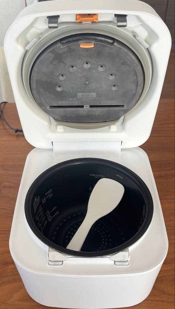 HITACHI 炊飯器 RZ-V100CM 蒸気カット機能付き