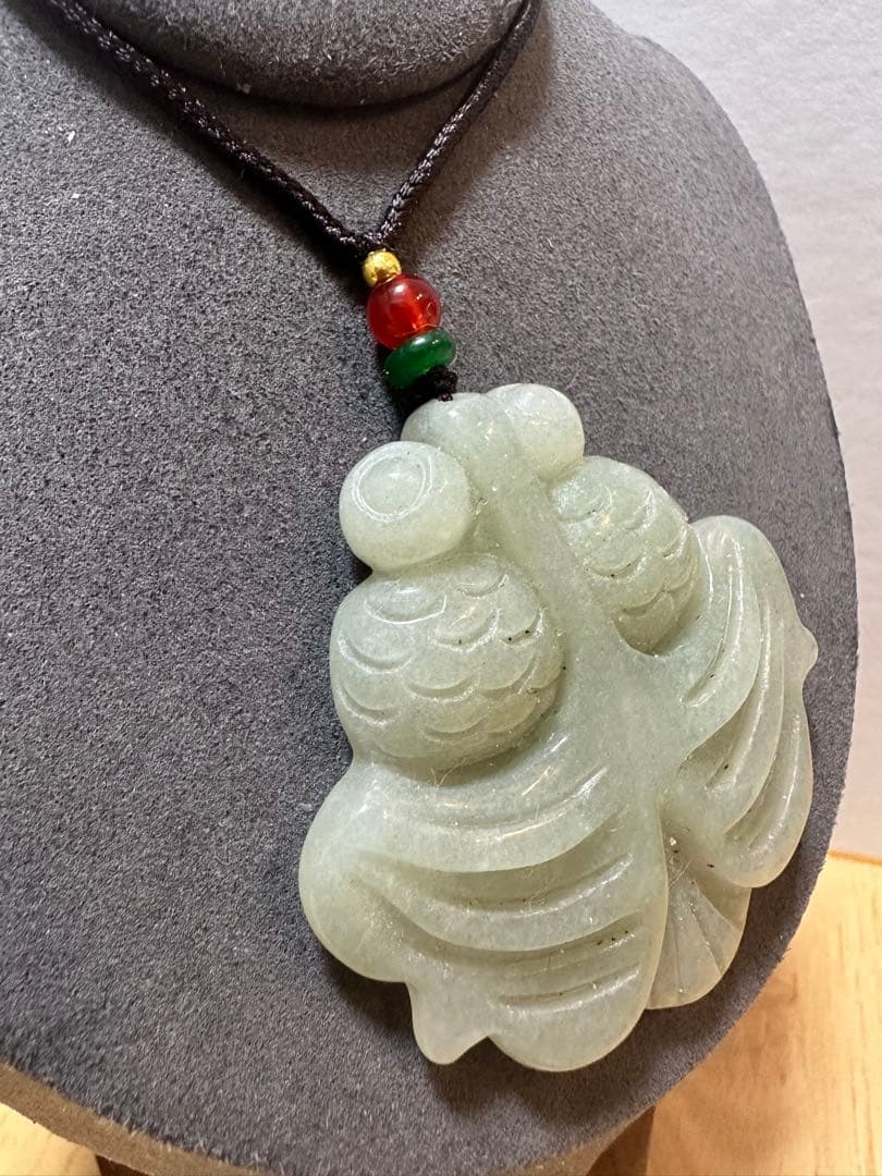 金魚ペンダント　シャー太翠ペンダント