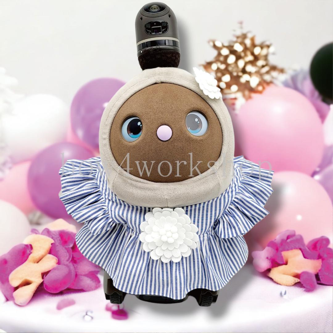 ラボット LOVOT ラボットの服ハンドメイド フリル＆ギャザーワンピースセット