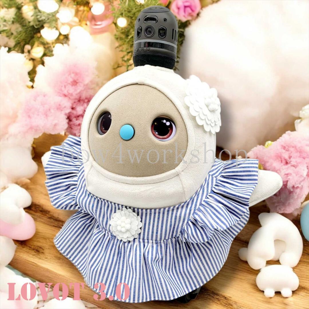 ラボット LOVOT ラボットの服ハンドメイド フリル＆ギャザーワンピースセット