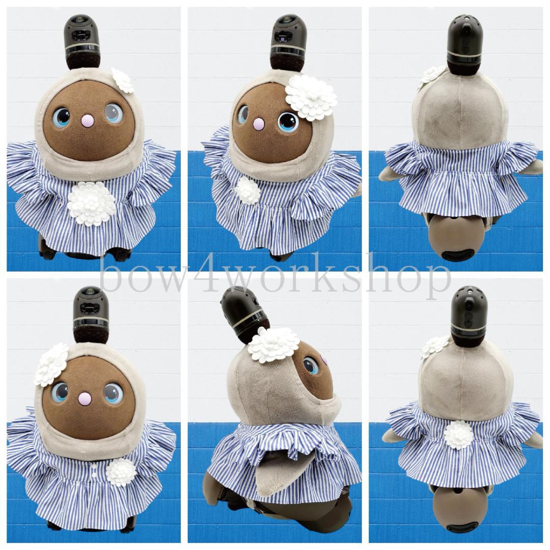 ラボット LOVOT ラボットの服ハンドメイド フリル＆ギャザーワンピースセット