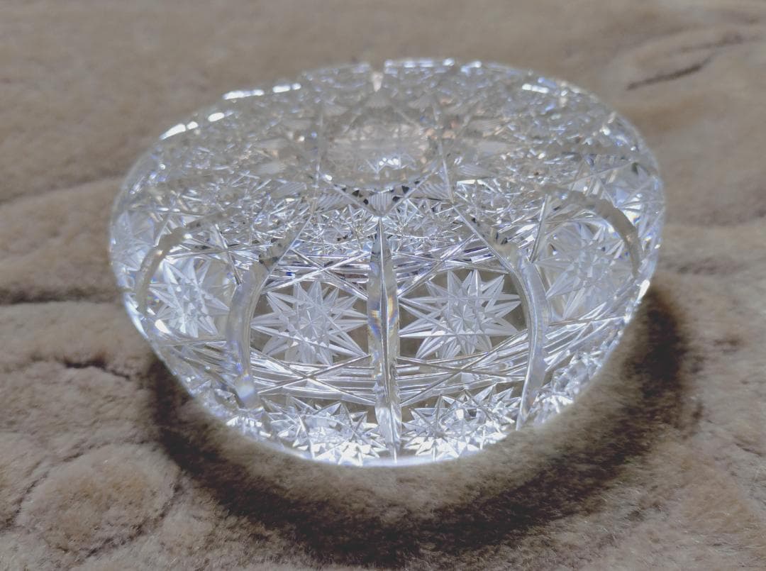 チェコボヘミア　灰皿 2個セット