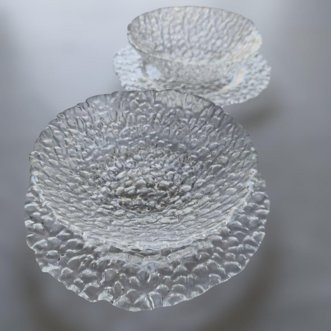 gocce ガラスプレート＆ボウル ペアセット