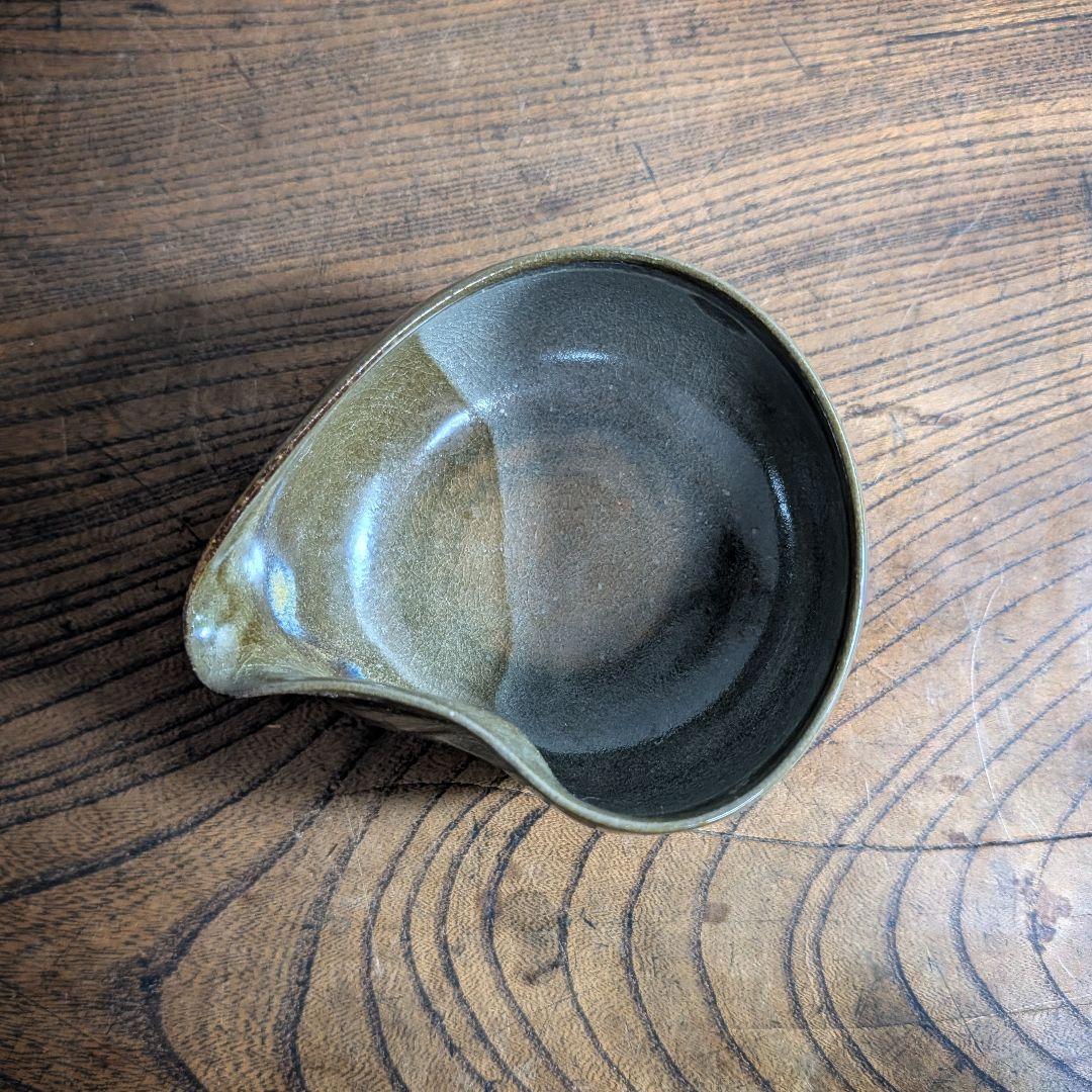 高取焼 片口 酒器 徳利 雪解け 陶印 ぐい呑み 日本酒 骨董 作家物 民藝