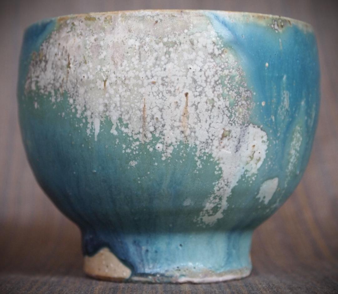 人気作家★金澤尚宜★青碗（カップ）★あよお