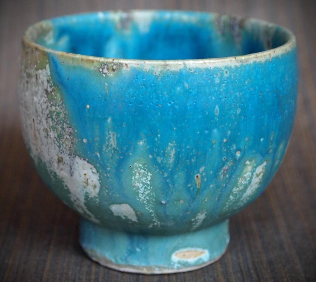 人気作家★金澤尚宜★青碗（カップ）★あよお