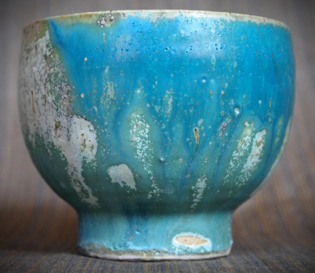 人気作家★金澤尚宜★青碗（カップ）★あよお