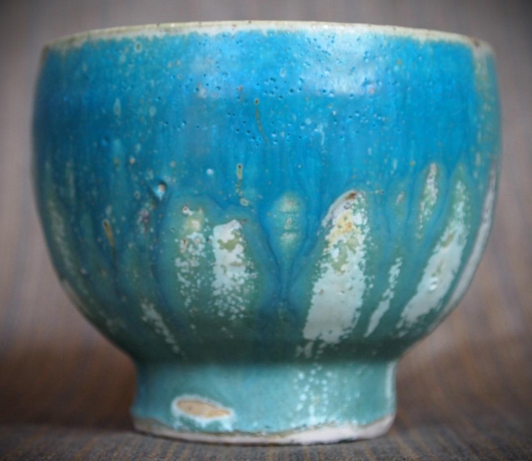 人気作家★金澤尚宜★青碗（カップ）★あよお