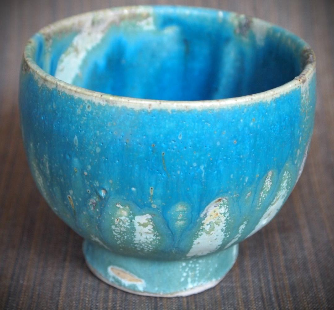 人気作家★金澤尚宜★青碗（カップ）★あよお