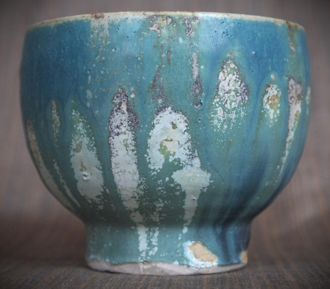 人気作家★金澤尚宜★青碗（カップ）★あよお