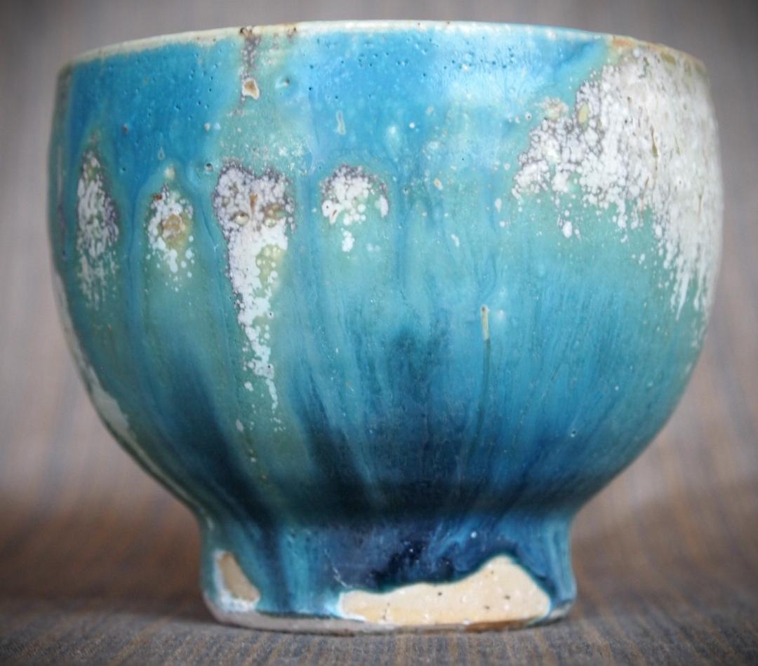 人気作家★金澤尚宜★青碗（カップ）★あよお