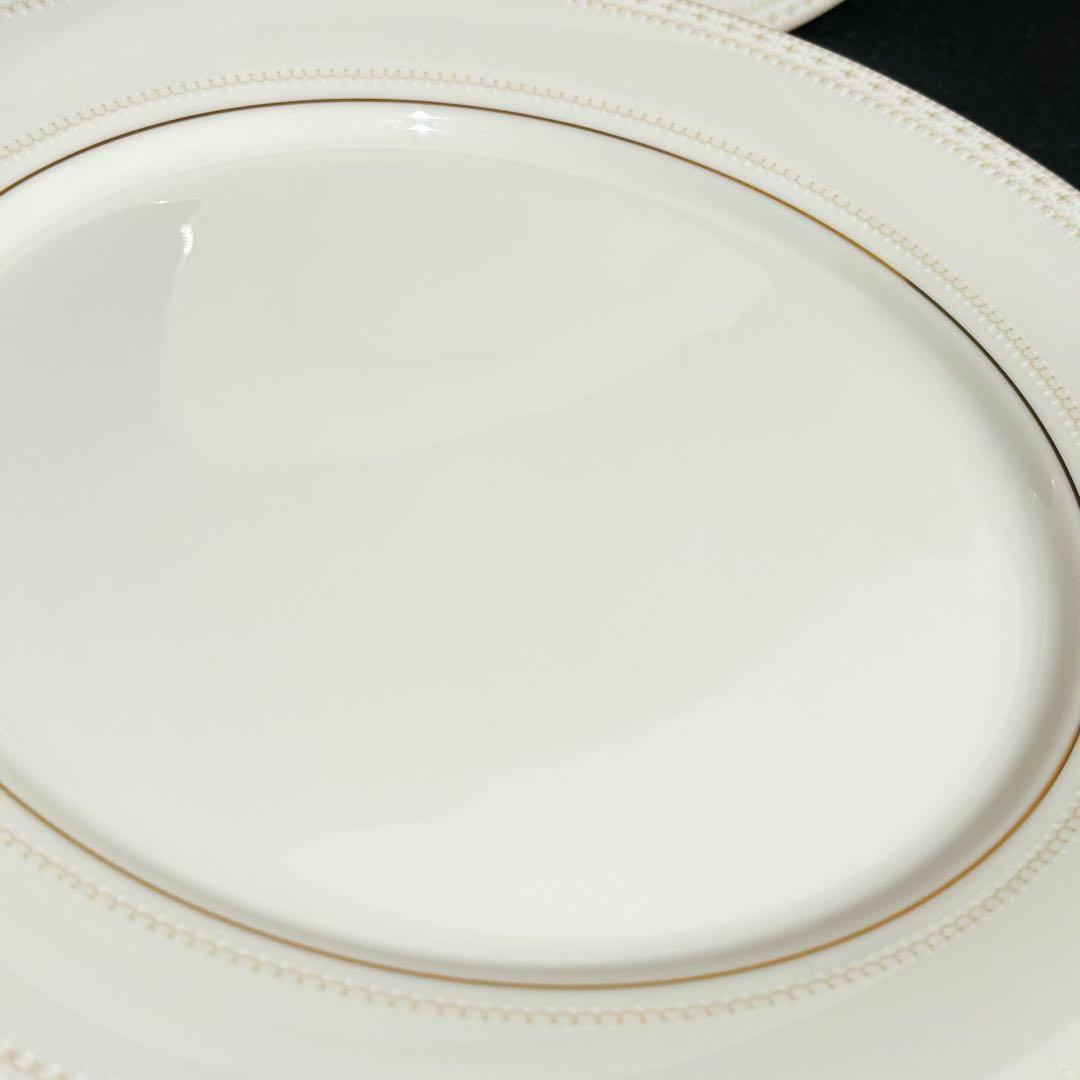 ⭐️ ノリタケ アイボリーチャイナ レースプレート 5客 27cm 美品 ⭐️