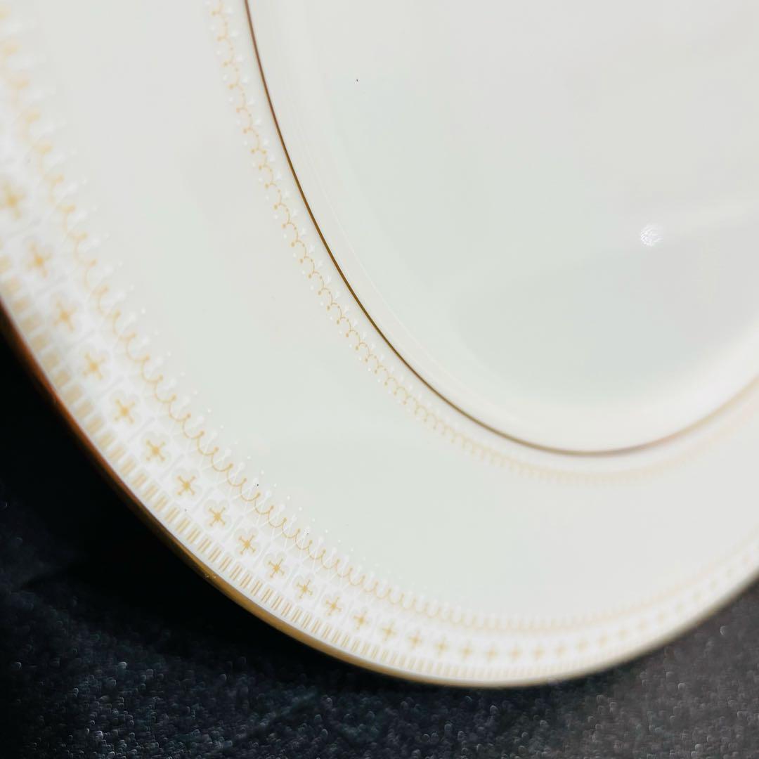 ⭐️ ノリタケ アイボリーチャイナ レースプレート 5客 27cm 美品 ⭐️