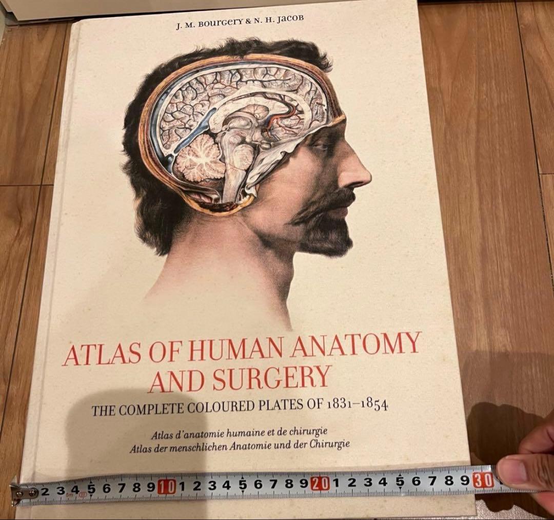 ATLAS OF HUMAN ANATOMY AND SURGERY 洋書　解剖