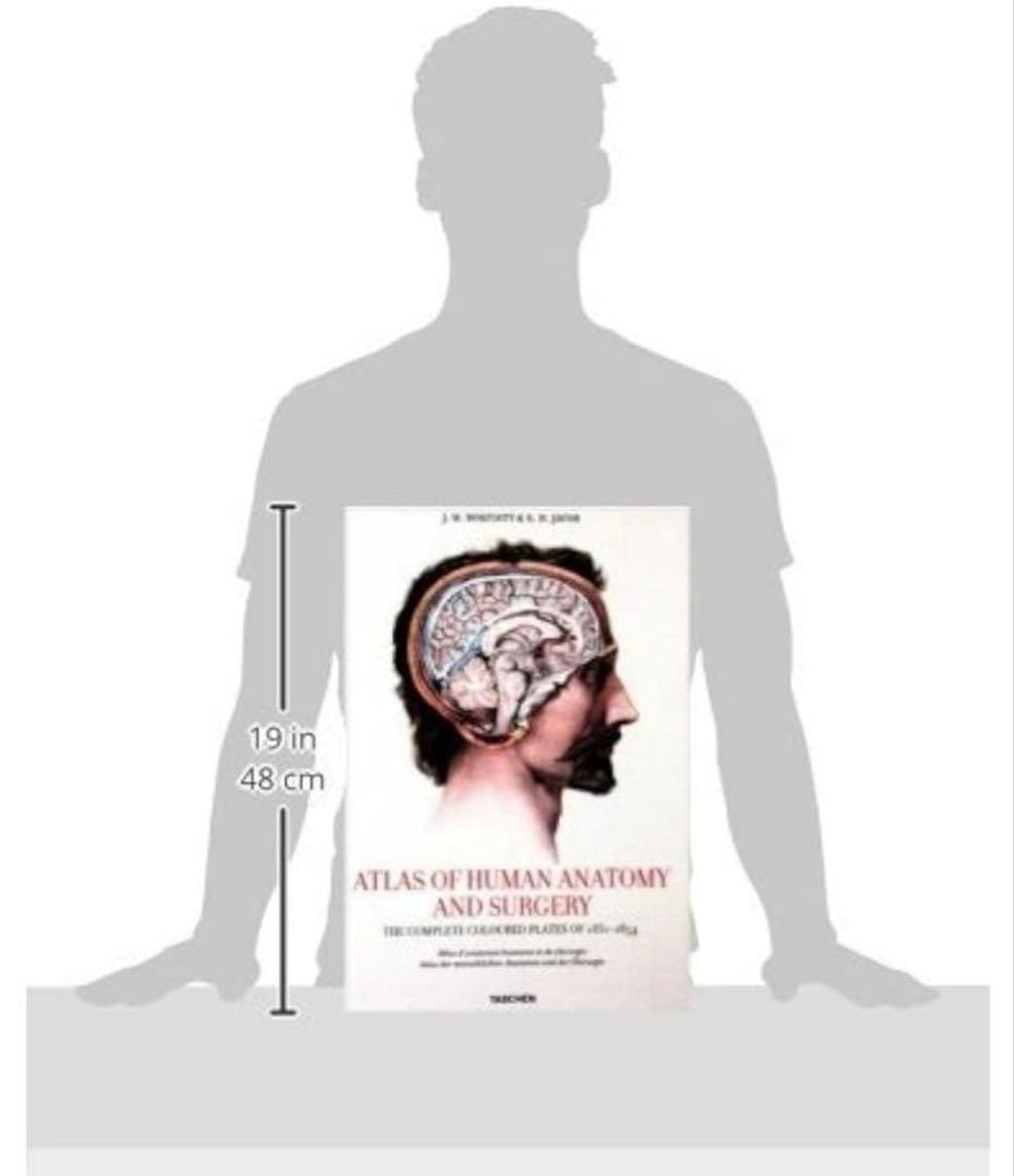 ATLAS OF HUMAN ANATOMY AND SURGERY 洋書　解剖