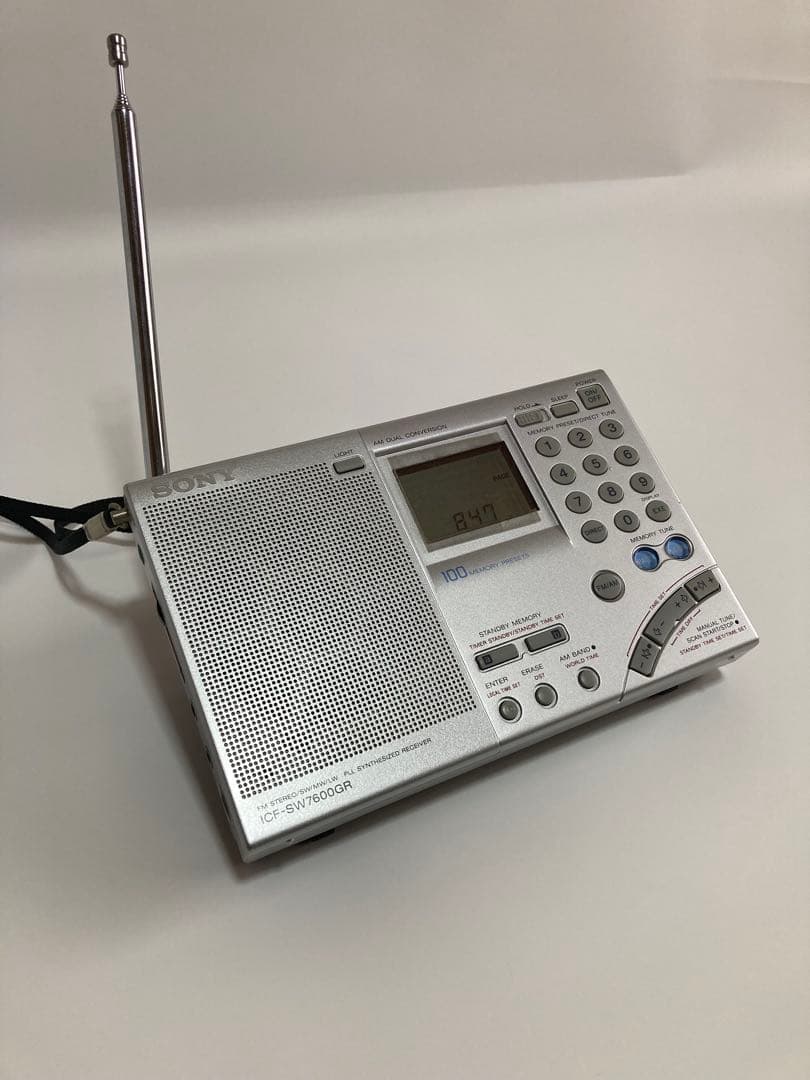 SONY ICF-SW7600GR FMステレオ/SW/MW/LW