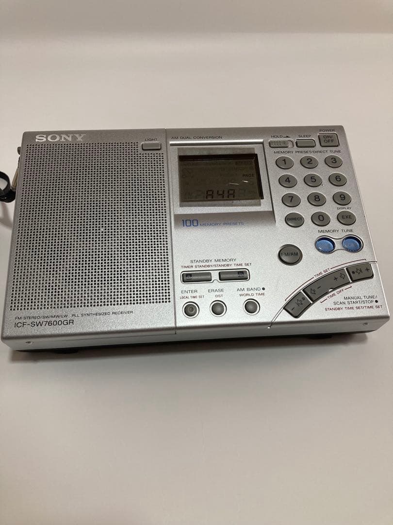 SONY ICF-SW7600GR FMステレオ/SW/MW/LW