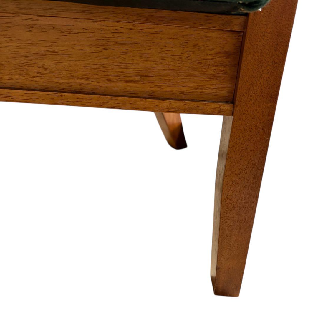 【極美品】三越ブルージュ 木製 花柄 アームチェア 椅子　 高級