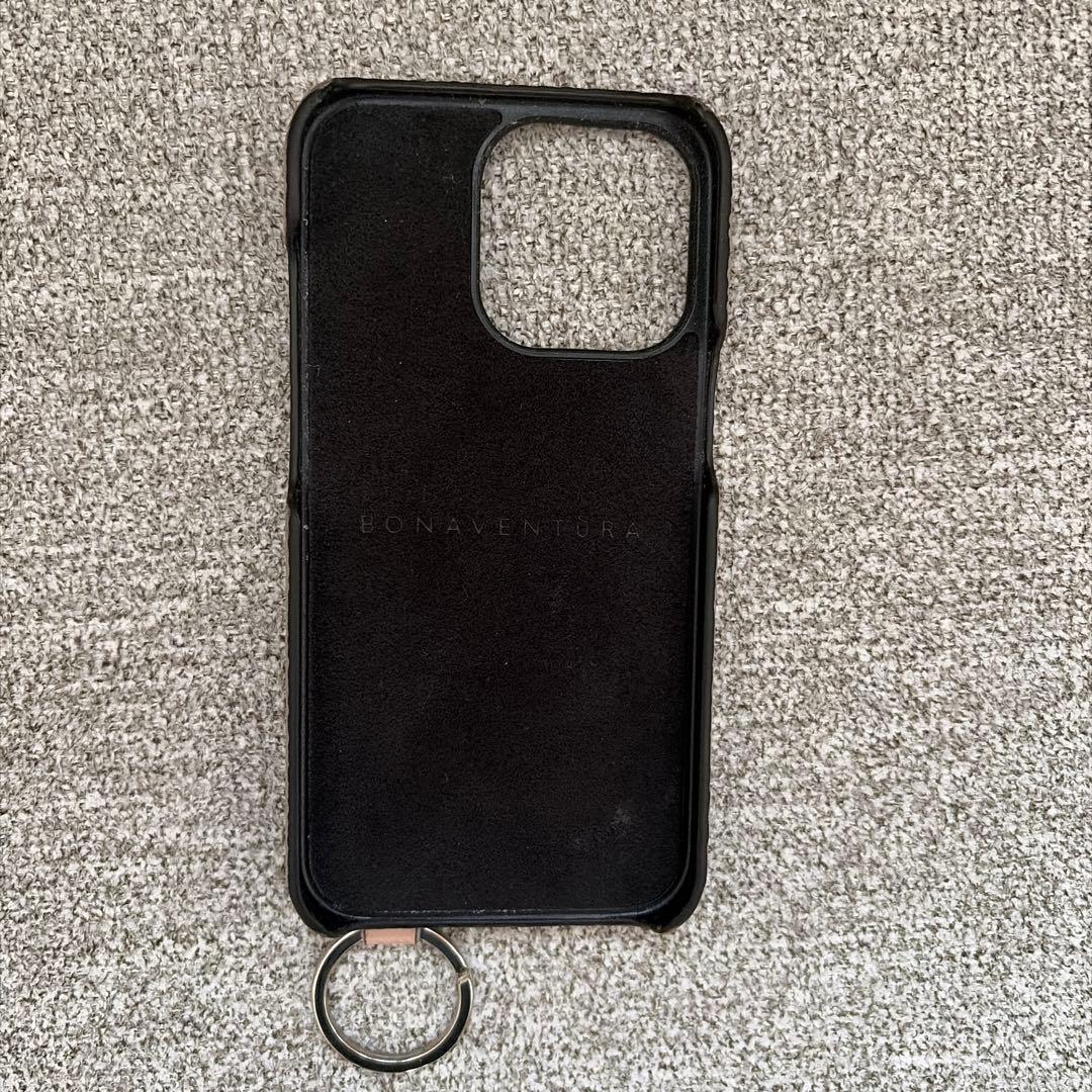 BONAVENTURA レザー iPhoneケース ストラップ付き（13PRO）