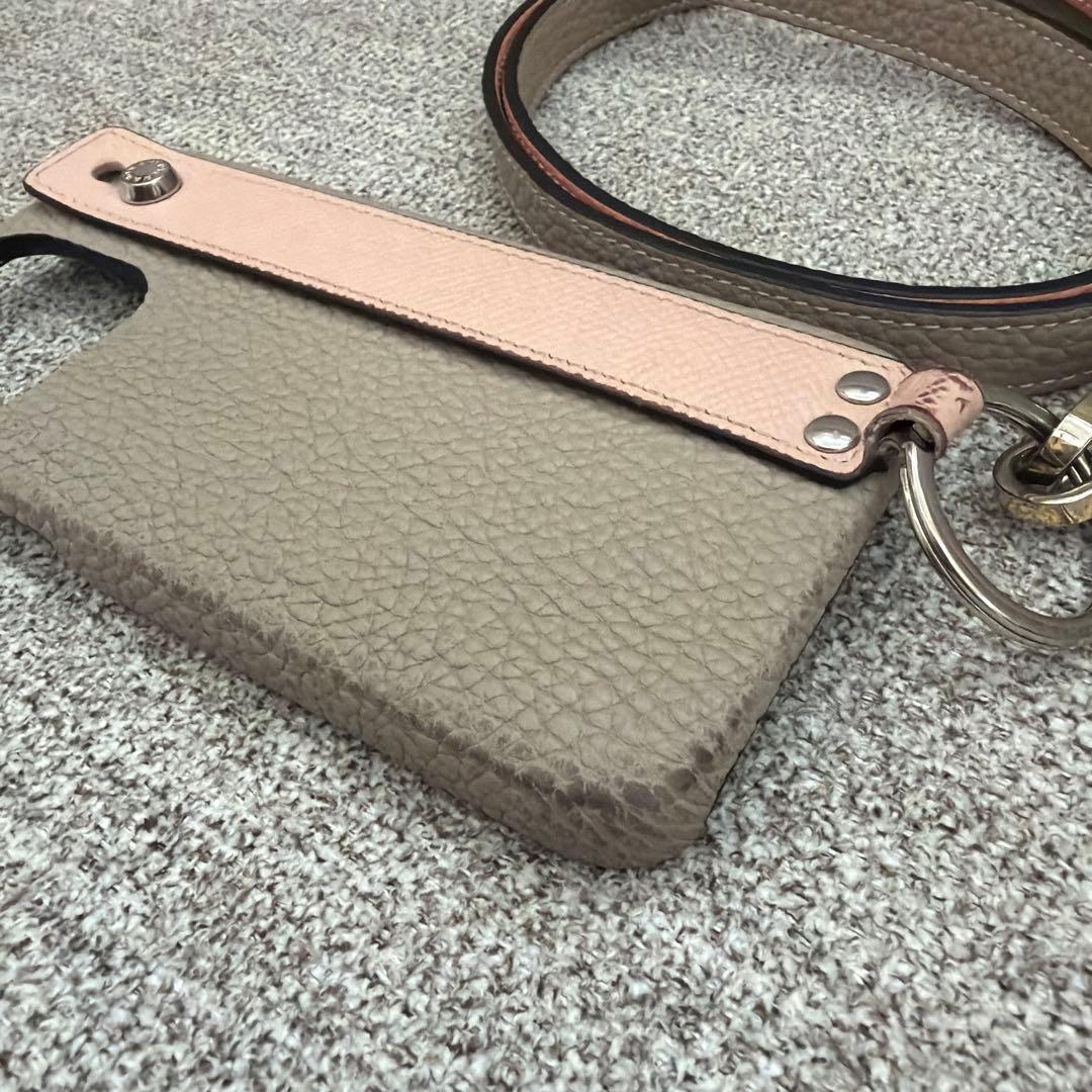 BONAVENTURA レザー iPhoneケース ストラップ付き（13PRO）