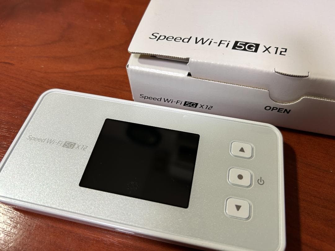 Speed Wi-Fi 5G X12（WHITE)