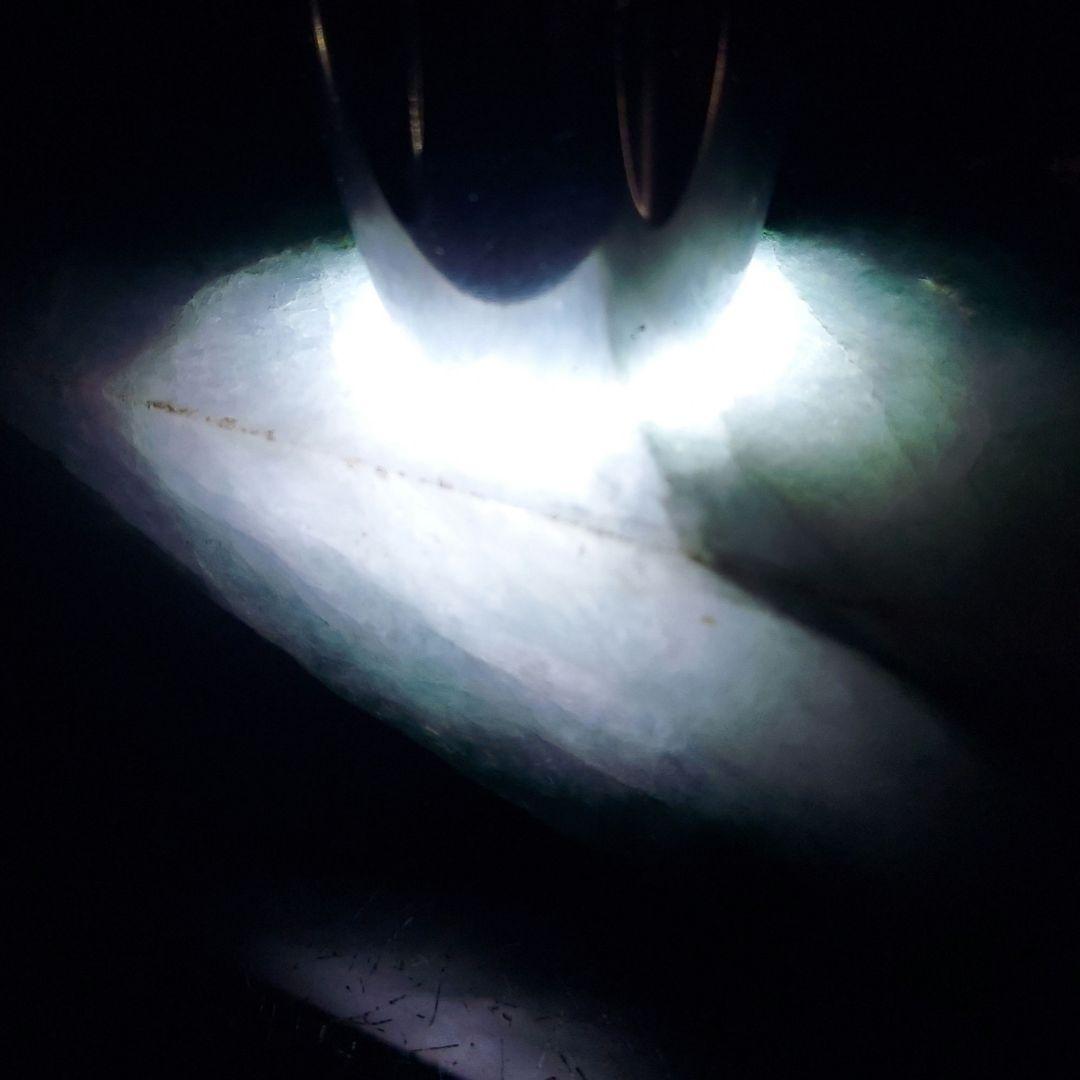 渋い色合い、模様がカッコいい 大きな JADEITE 本翡翠原石2面磨き 453