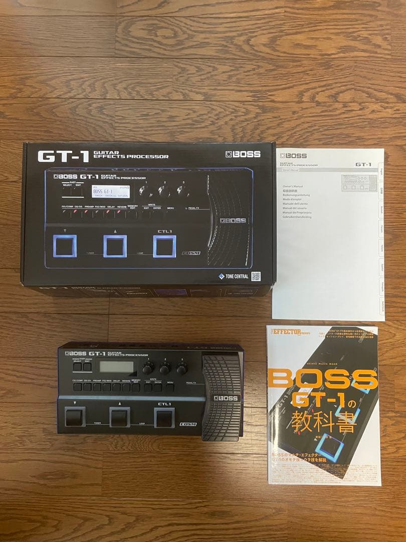 BOSS GT-1 マルチエフェクター　教科書付き