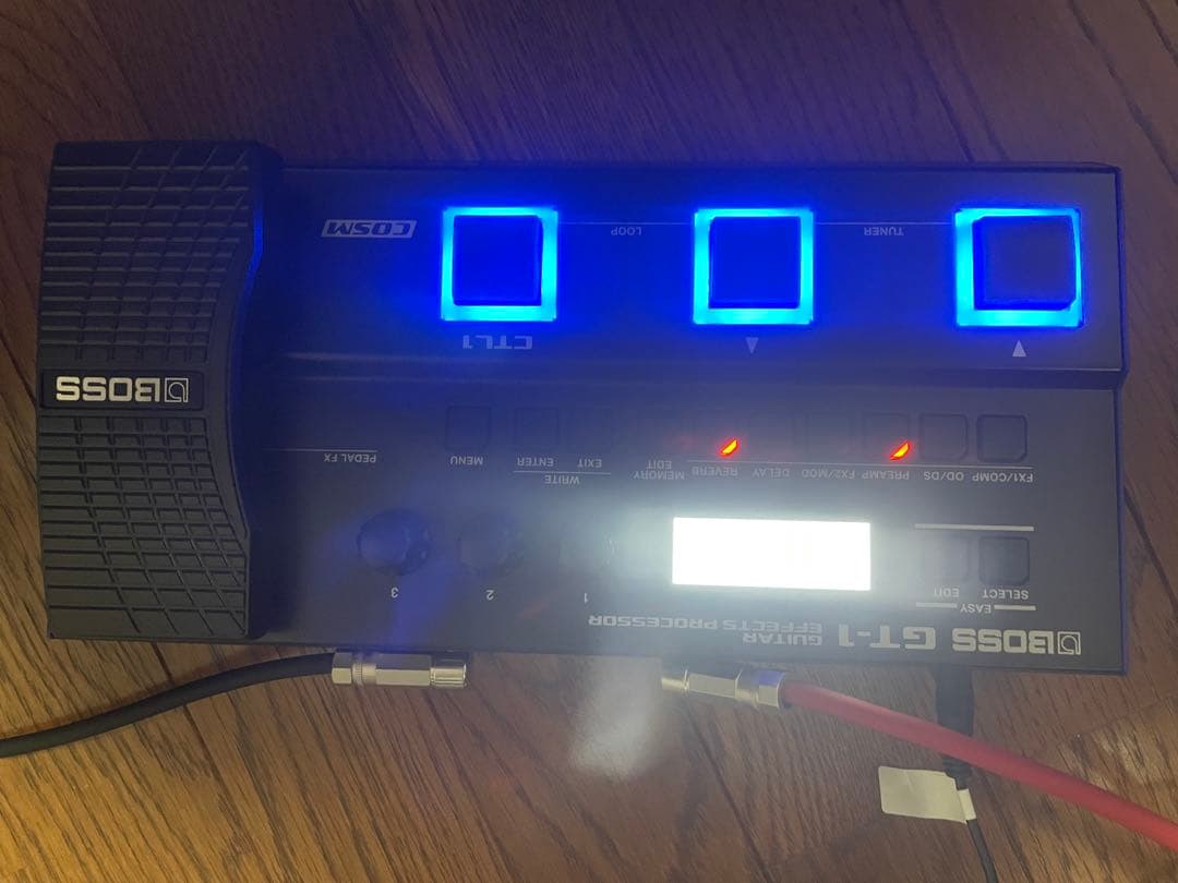 BOSS GT-1 マルチエフェクター　教科書付き
