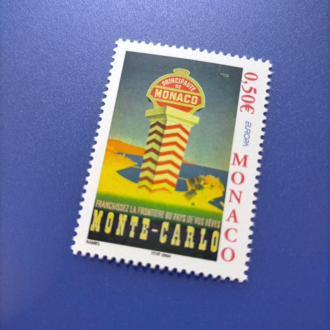 3326 外国切手 モナコ 2004年 ヨーロッパ 休日 観光 2種完