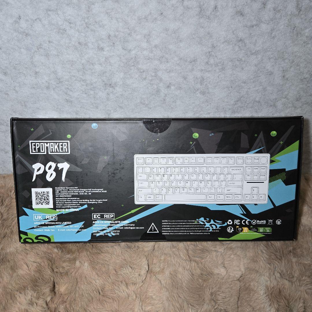 EPOMAKER P87 TKLアルミニウムワイヤレスゲーミングキーボード