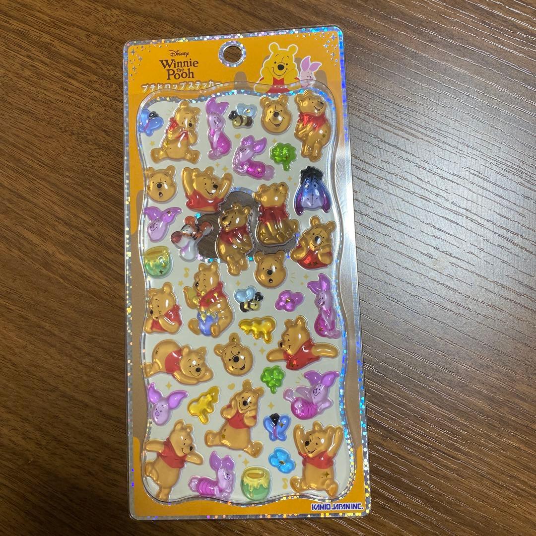 [新作]ディズニープチドロップステッカー4枚セット