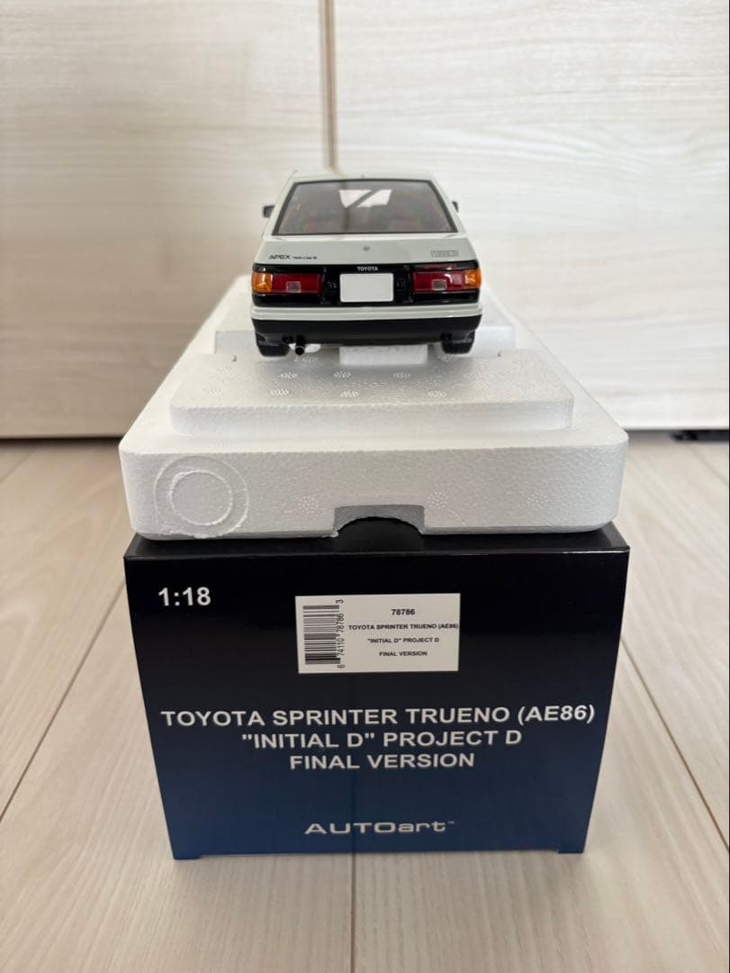 AUTOart トヨタ スプリンター トレノ AE86