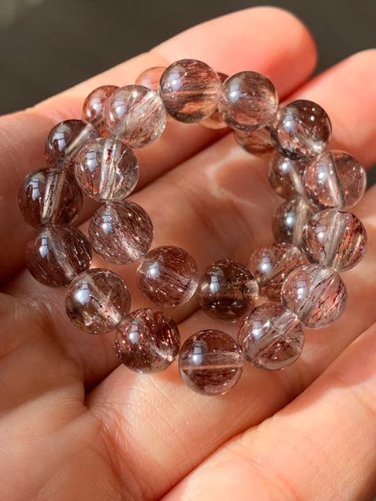 レピドクロサイトインクォーツ　ブレスレット