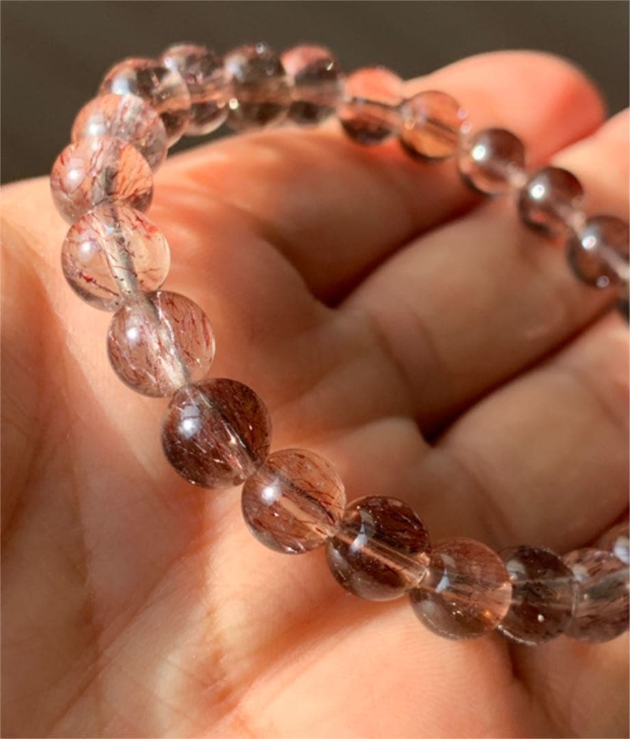 レピドクロサイトインクォーツ　ブレスレット