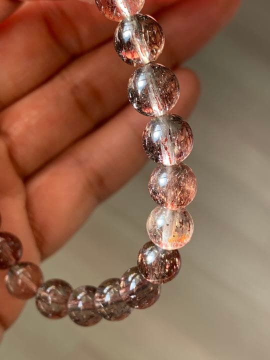 レピドクロサイトインクォーツ　ブレスレット