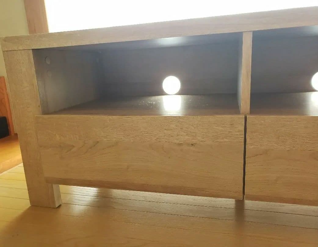 最終値下げ※完成品※未使用 ナチュラルウッド テレビボード 　美品♪