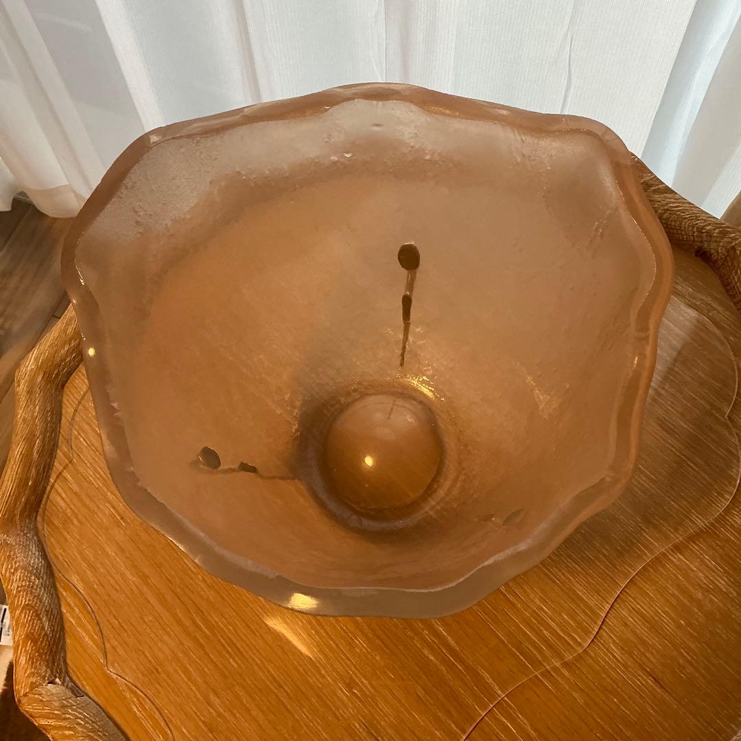 京都グラススタジオ　新品　フラワーベース　アイスペール　ガラス